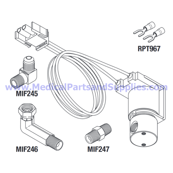 Anti-Cavitation Valve, Part MIV232 (OEM Parts 002-0493-00 and 002-0038-00)