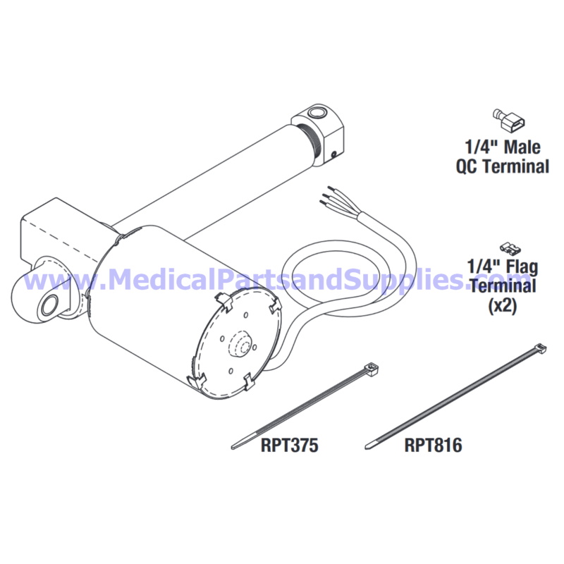 Foot Actuator, Part MIA215 (OEM Part 002-0495-00)