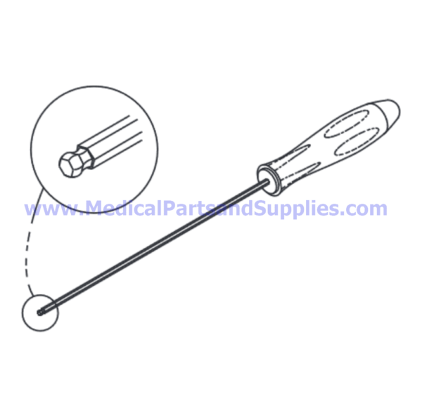 Hex Balldriver (5/64"), Part RPT297