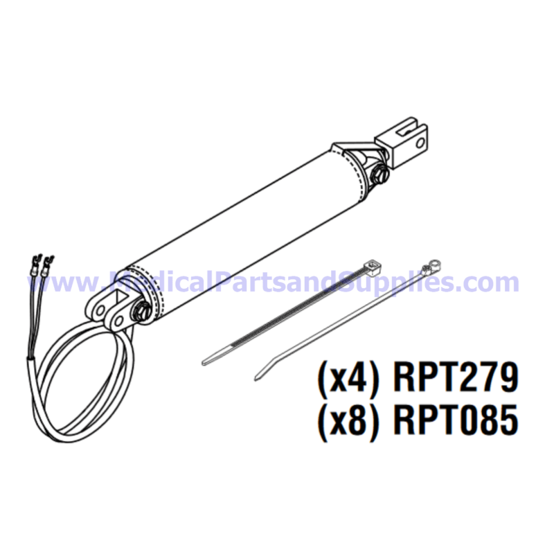Tilt Cylinder Kit, Part MIC064 (OEM Part 002-0002-00)