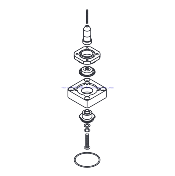 Overflow Valve Rebuild Kit, Part MTK014 (OEM Part 78400-659)