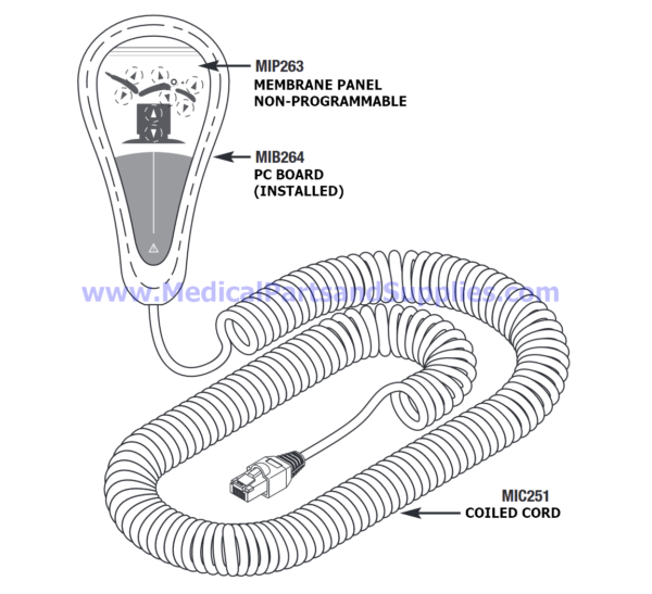 Non-Programmable Hand Control, Part MIC262 (OEM Part 002-0603-00)