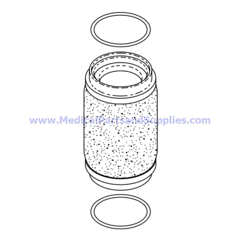 Oil Mist Filter (Red), Part SDF002 (OEM Part 25-08560-001)