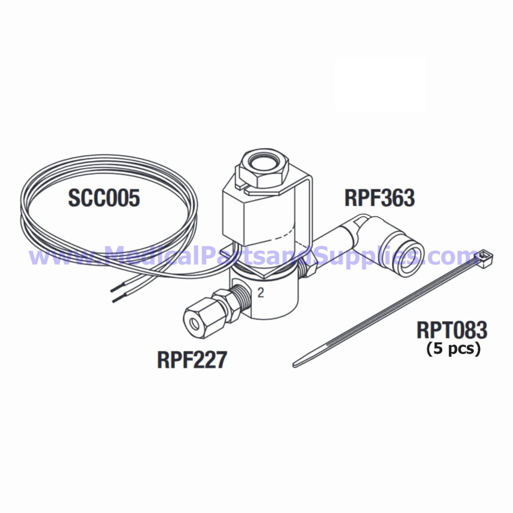 Solenoid Valve, Part SCV064 (OEM Parts 01-100557S and 01-101628S)