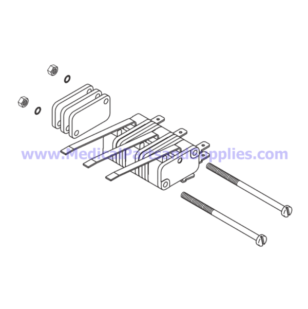 Micro-Switch Kit, Part TUK061 (OEM Part ELE036-0012)