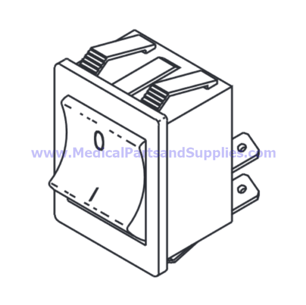 Power Rocker Switch, Part TUS009 (OEM Part 01910172)