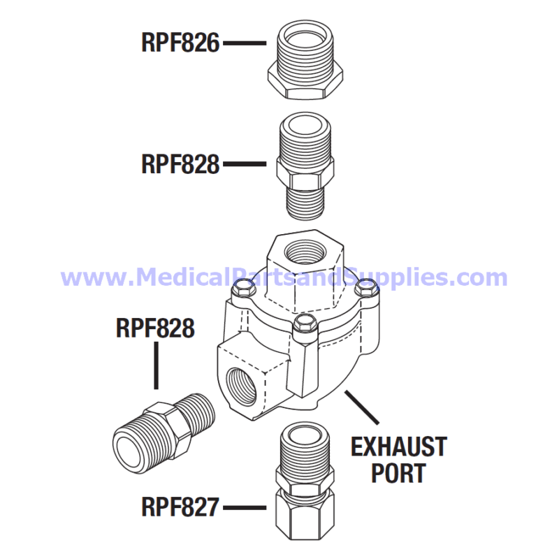 Unloader Valve, Part CMV121 (OEM Part 60030)