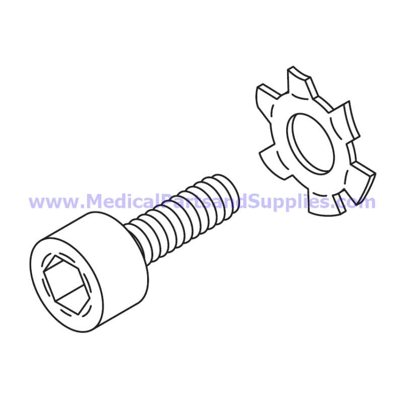 Feedthru Screw Washer Kit for Sterrad® NX, Part SDK012 (OEM Part 109522-01)