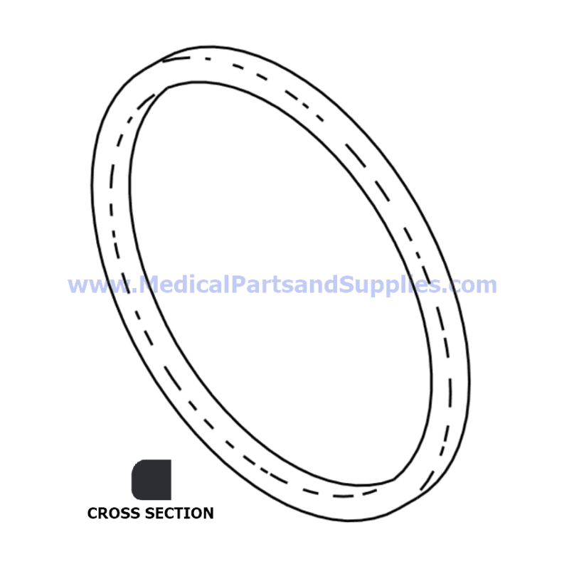 Door Gasket for the Tuttnauer® 2340M (Older Models), Part TUG002 (OEM Part 02610005)