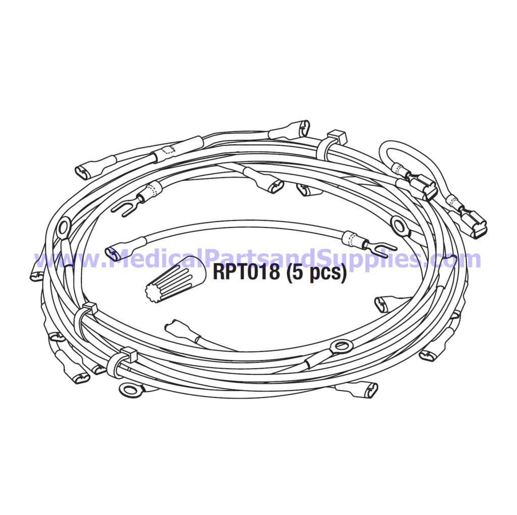 Wire Harness Tuttnauer® Autoclaves, Part TUH044 (OEM Part CT900012)