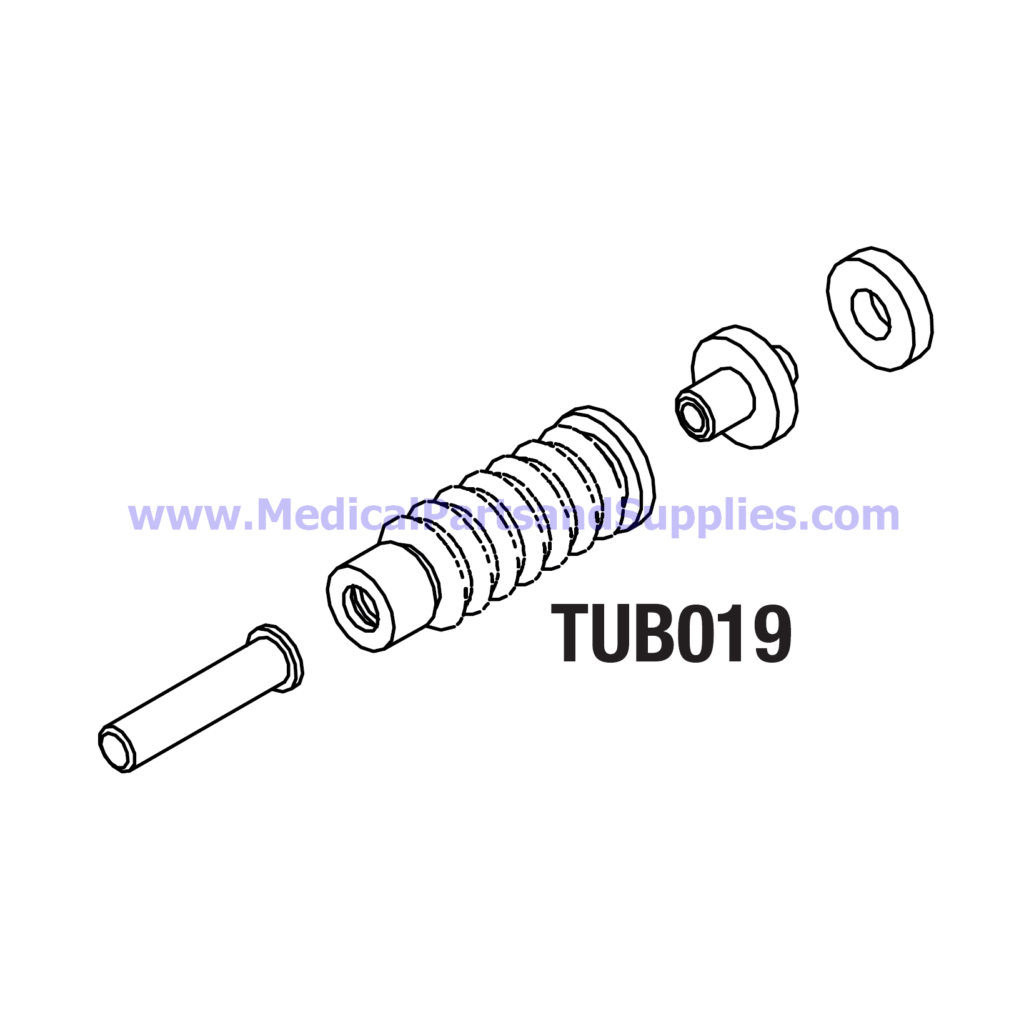 Door Bellows Assembly Kit for Tuttnauer® Autoclaves, Part TUK030 (OEM Part CT241111)