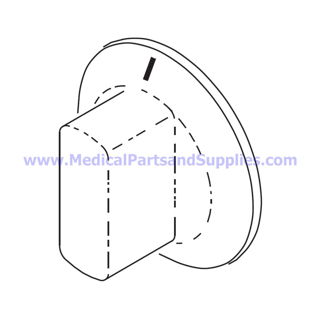 Thermostat Knob for Tuttnauer® Manual Autoclaves, Part TUK050 (OEM Part 02450003)