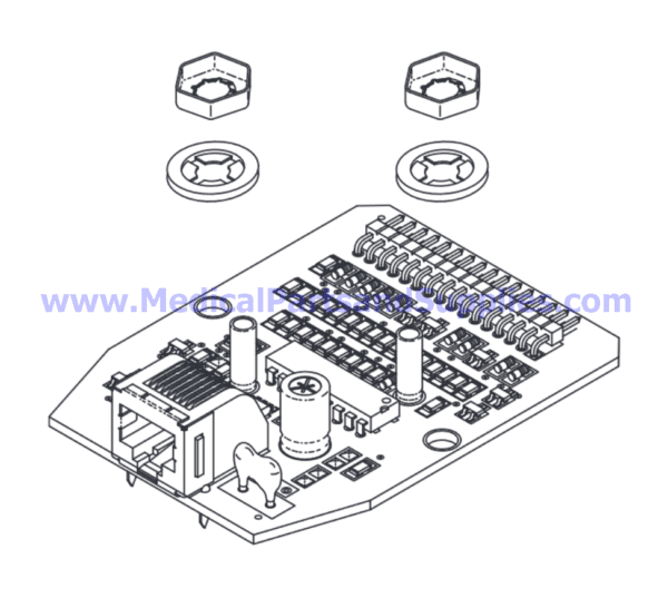 Programmable Hand Control PC Board, Part MIB250 (OEM Part 015-1066-00)