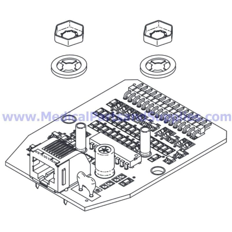 Programmable Hand Control PC Board, Part MIB250 (OEM Part 015-1066-00)