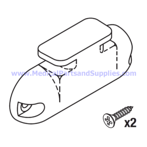 Top Hand Control End Cap (Clip On), Part MIC171 (OEM Part 053-0412-00)