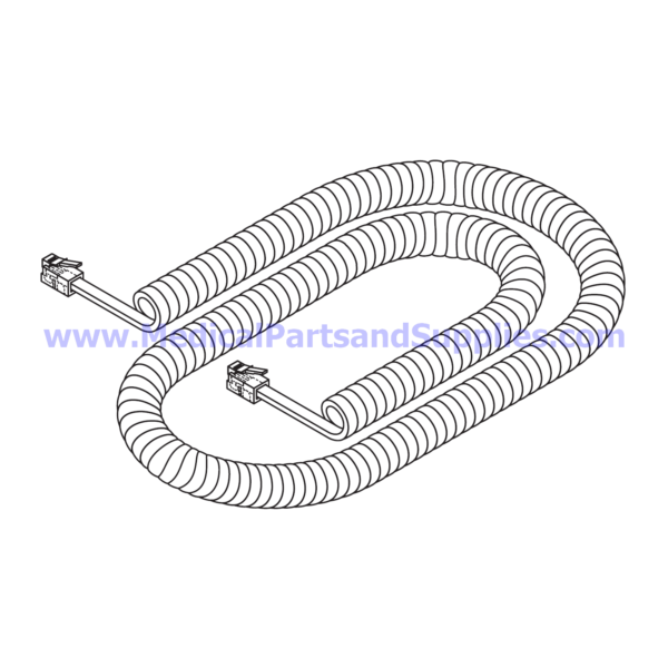 Hand Control Coiled Cord, Part MIC174 (OEM Part 015-0505-03)