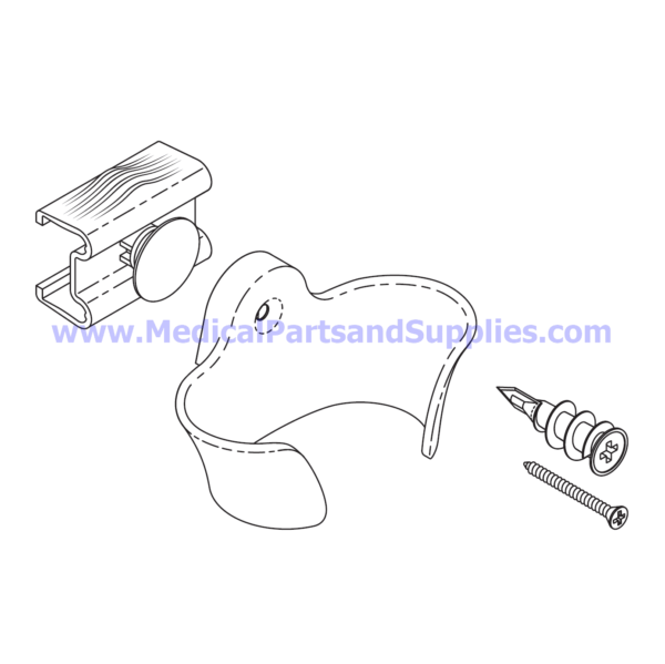 Hand Control Holster Kit, Part MIK252 (OEM Part 002-1474-00)