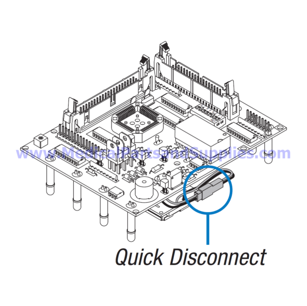 Predg Board (Display) with Green LCD for Tuttnauer® Automatic Autoclaves, Part TUB162 (OEM Part 03700024)