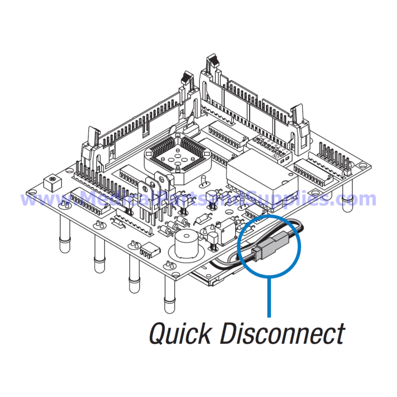 Predg Board (Display) with Green LCD for Tuttnauer® Automatic Autoclaves, Part TUB162 (OEM Part 03700024)