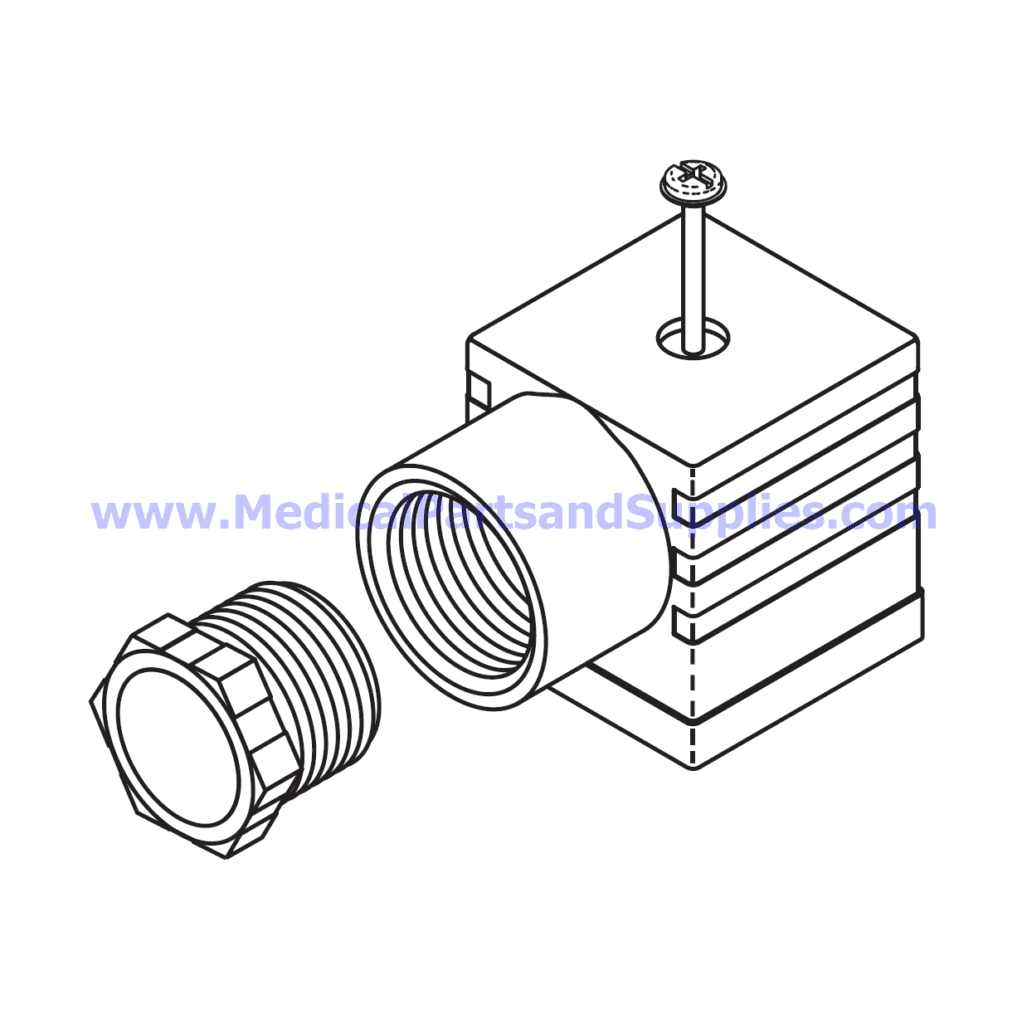 Wire Connector with Gasket, Part TUC084 (OEM Parts 01810909 and 01810910)