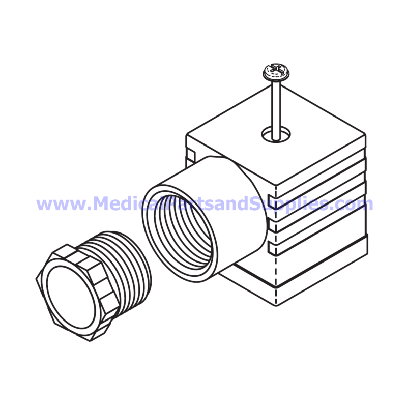 Wire Connector with Gasket, Part TUC084 (OEM Parts 01810909 and 01810910)