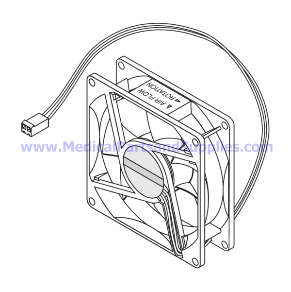 Axial Fan for Tuttnauer® Automatic Autoclaves, Part TUF071 (OEM Part 04203801)