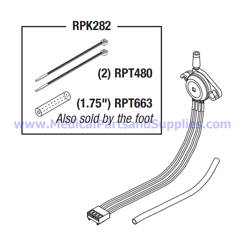 Pressure Transducer, Part TUT092 (OEM Parts 01630101 and 01630101-1)