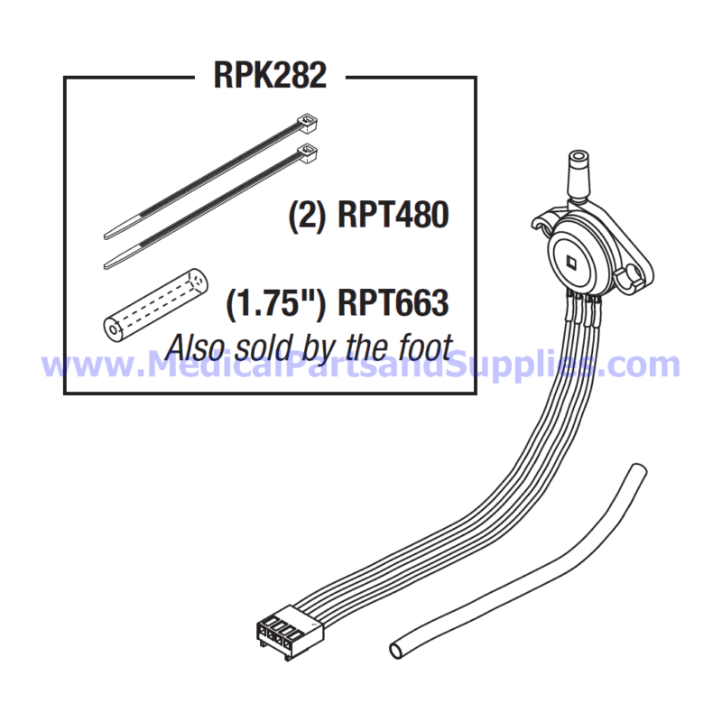 Pressure Transducer, Part TUT092 (OEM Parts 01630101 and 01630101-1)