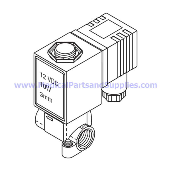 Solenoid Valve (3mm), Part TUV081 (OEM Part 01810101)