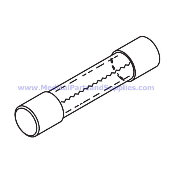 Fast Acting Fuse (2A, 250V) - 1/4 x 1-1/4, Part RPF047 (OEM Part ELE035-0056)