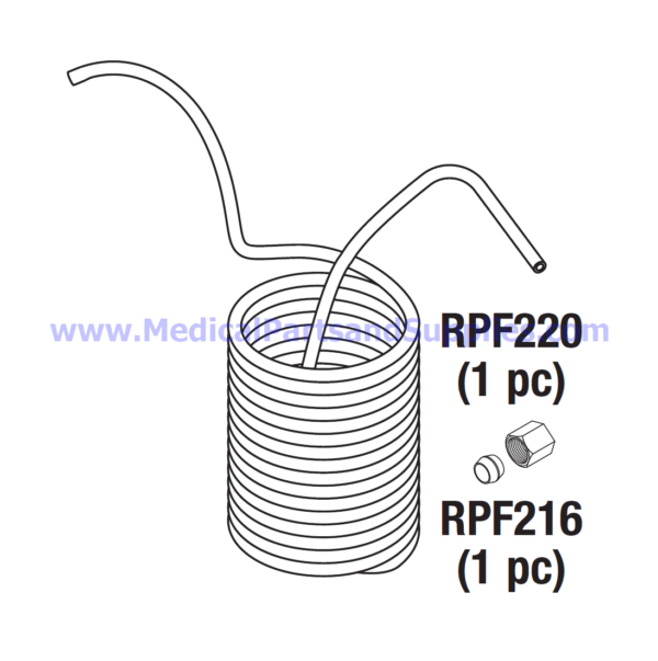 Condensation Coil for the Tuttnauer® 3850 and 3870 Series Autoclaves, Part TUC145 (OEM Parts CMT387-0029 and CC836101)