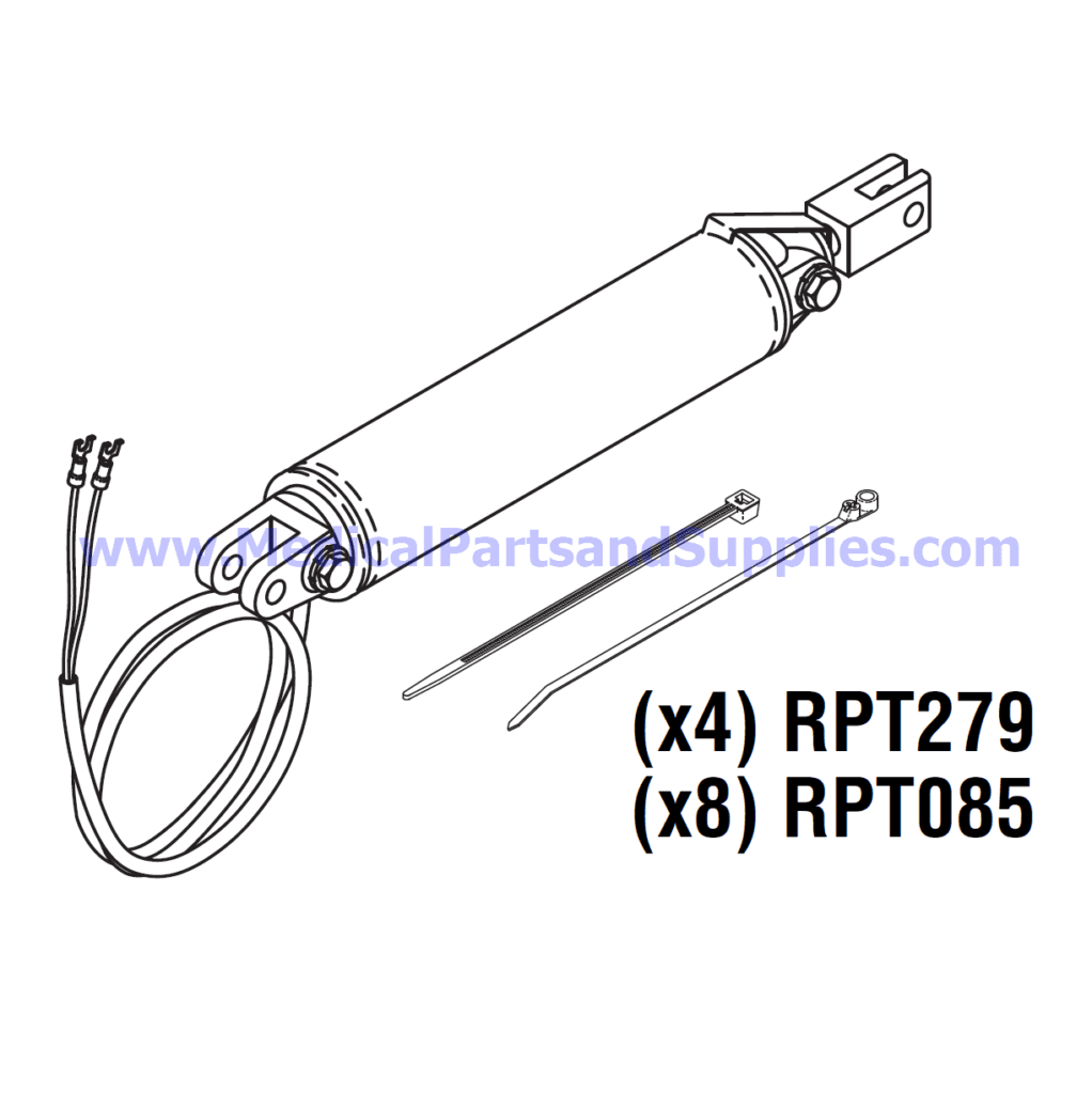 Tilt Cylinder Kit, Part MIC112 (OEM Part 002-0137-00)
