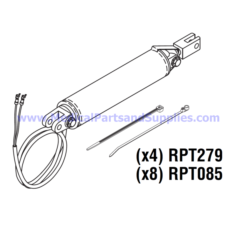 Tilt Cylinder Kit, Part MIC112 (OEM Part 002-0137-00)