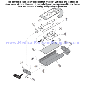 Programmable Hand Control, Part MIC280 (OEM Part 002-0578-00)