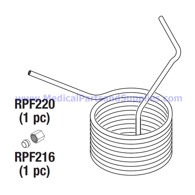 Condensation Coil, Part TUC041 (OEM Part CT836101)