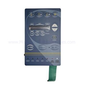 Predg Board (Display) Assembly with Blue Keypad and Blue LCD for the Tuttnauer® 3850EA, Part TUA159 (OEM Part CTP201-0133)