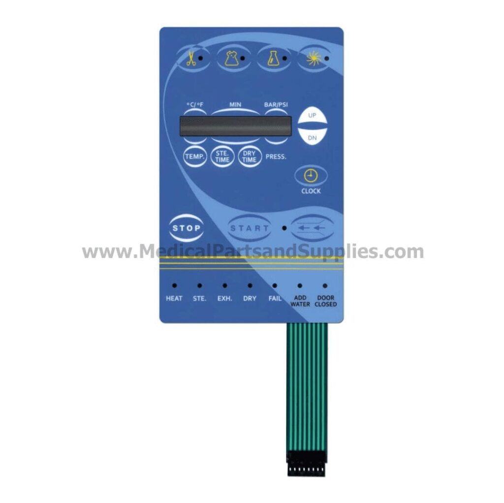Blue Keypad, Part TUK150 (OEM Part 03700027-1)