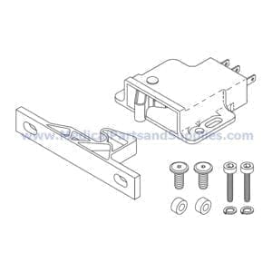 Door Latch Kit for the Sterrad® NX, Part SDK053 (OEM Part 74-51398-001 and 74-51398)