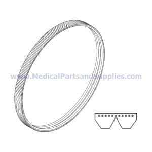 Drive Belt for the DentalEZ® RAMVAC Bulldog 550, Part VPB098 (OEM Part 000273SP and Industry Part 2/7M650JB )