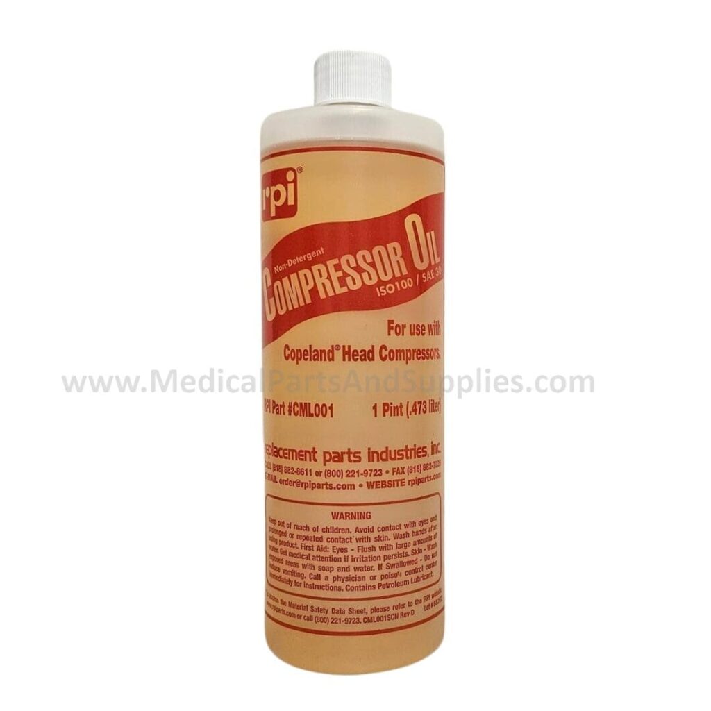 Compressor Oil, Part CML001 (OEM Parts 60051; ACA85921; 3-08-0084-30; 64651001; 77000220; CO-100; 2485)