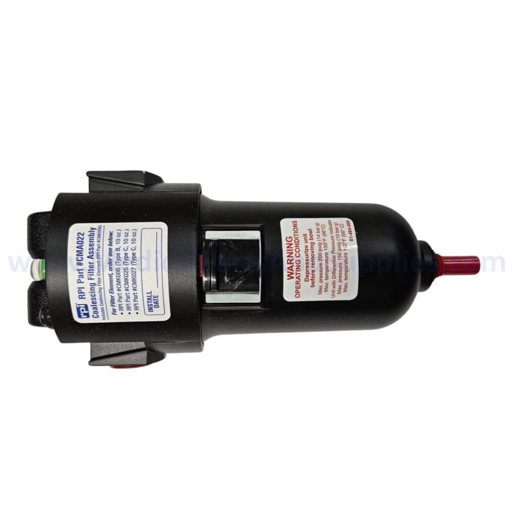 Coalescing Filter Assembly (10 oz.), Part CMA022 (OEM Part M26-03-FMO)