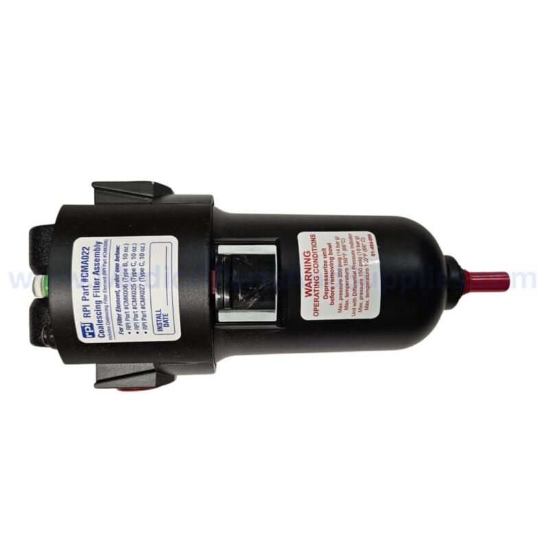 Coalescing Filter Assembly (10 oz.), Part CMA022 (OEM Part M26-03-FMO)
