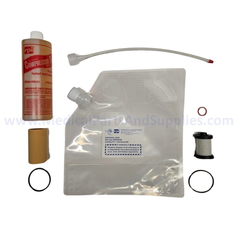 Compressor PM Kit for the Apollo by Midmark ALCSL22D, Part CMK167 (OEM Part 77000958 / ACA85400)