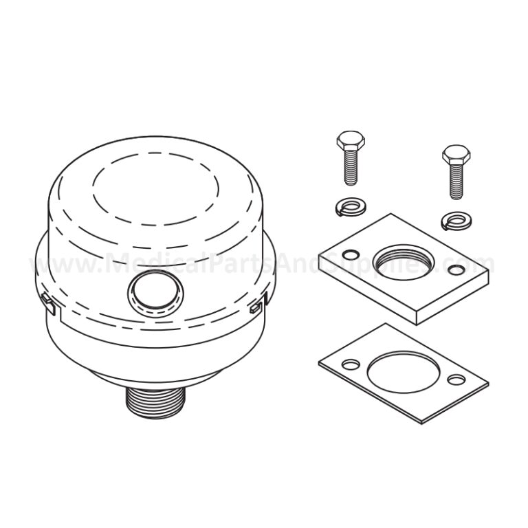 Air Intake Upgrade Kit for the Apollo by Midmark AOCOS52, Part CMK280 (OEM Part PFM50950