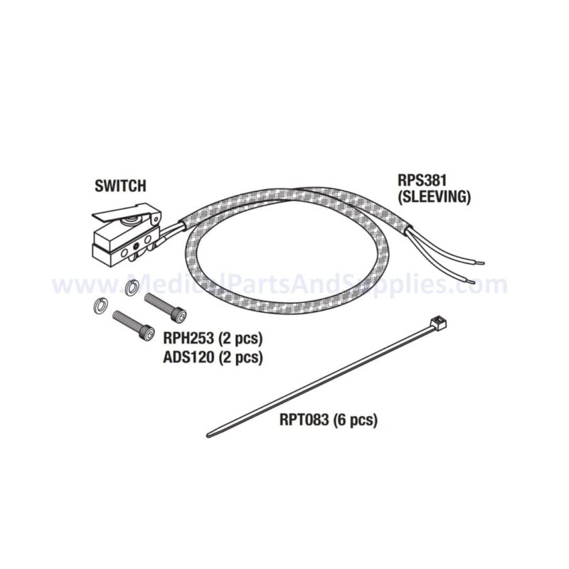 Microswitch Kit for the SciCan® Statim® 2000, Part SCK007(01-100571S (OEM Part #01-100571S (2000)/01-101621S (5000))