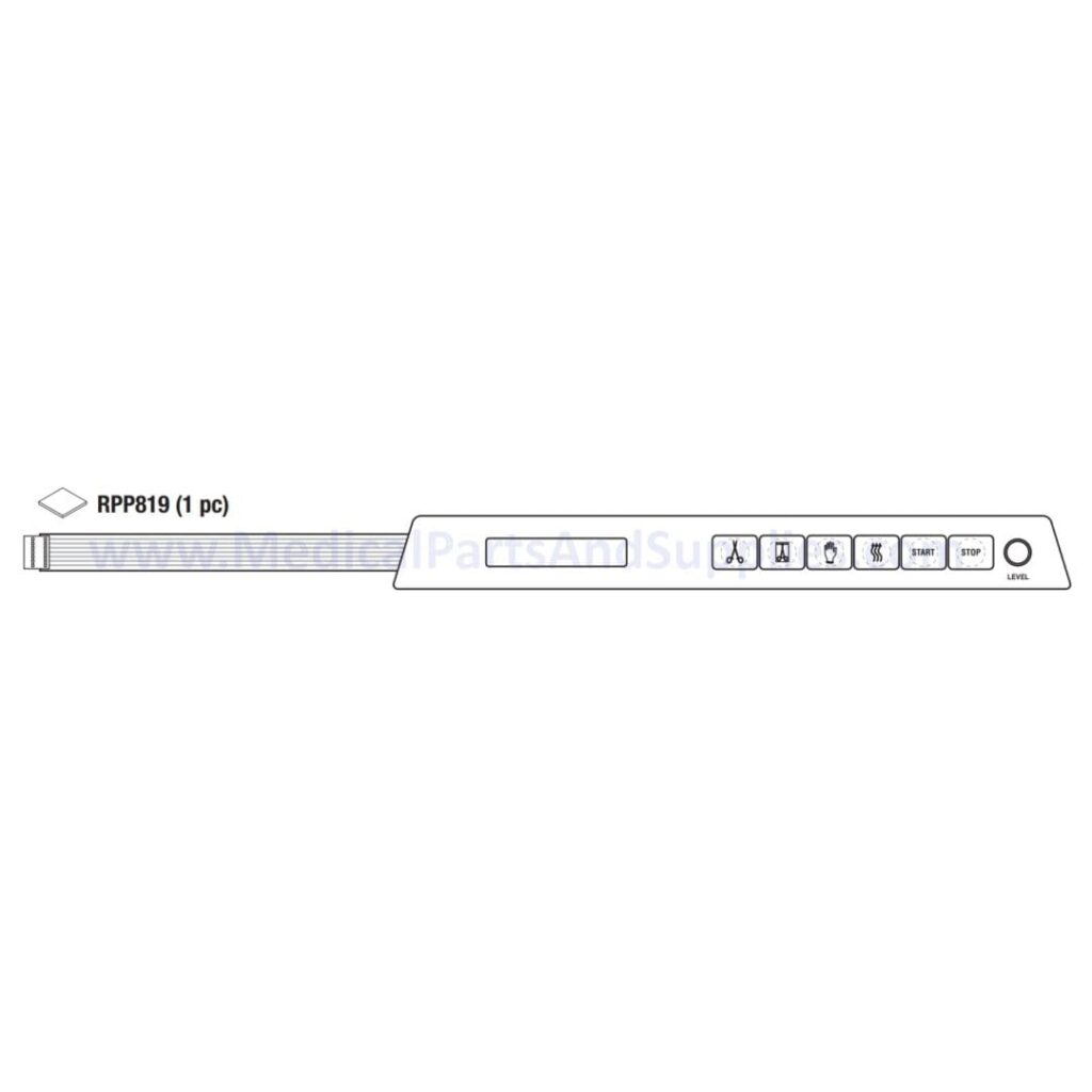 Keypad for the SciCan® Statim® 2000, Part SCK015 (OEM Part #01-101707S)