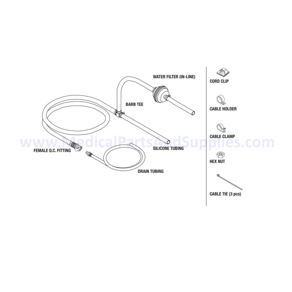 Drain Kit With Pump Filter for the SciCan® Statim® 2000, Part SCK037 (OEM Part #01-108152S (kit) & 01-106637S (Water Filter))