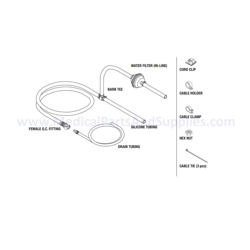 Drain Kit With Pump Filter for the SciCan® Statim® 2000, Part SCK037 (OEM Part #01-108152S (kit) & 01-106637S (Water Filter))