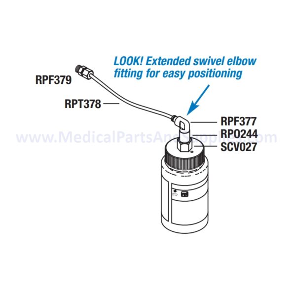 Pump Tester Bottle Kit for the SciCan® Statim® 2000, Part SCK024 (OEM Part #01-100713S)