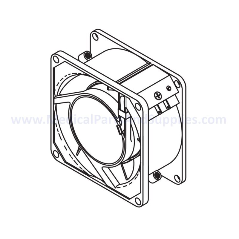 Fan for the Midmark Ritter M9® Sterilizer, Part MIF091 (OEM Part #015-1368-00)